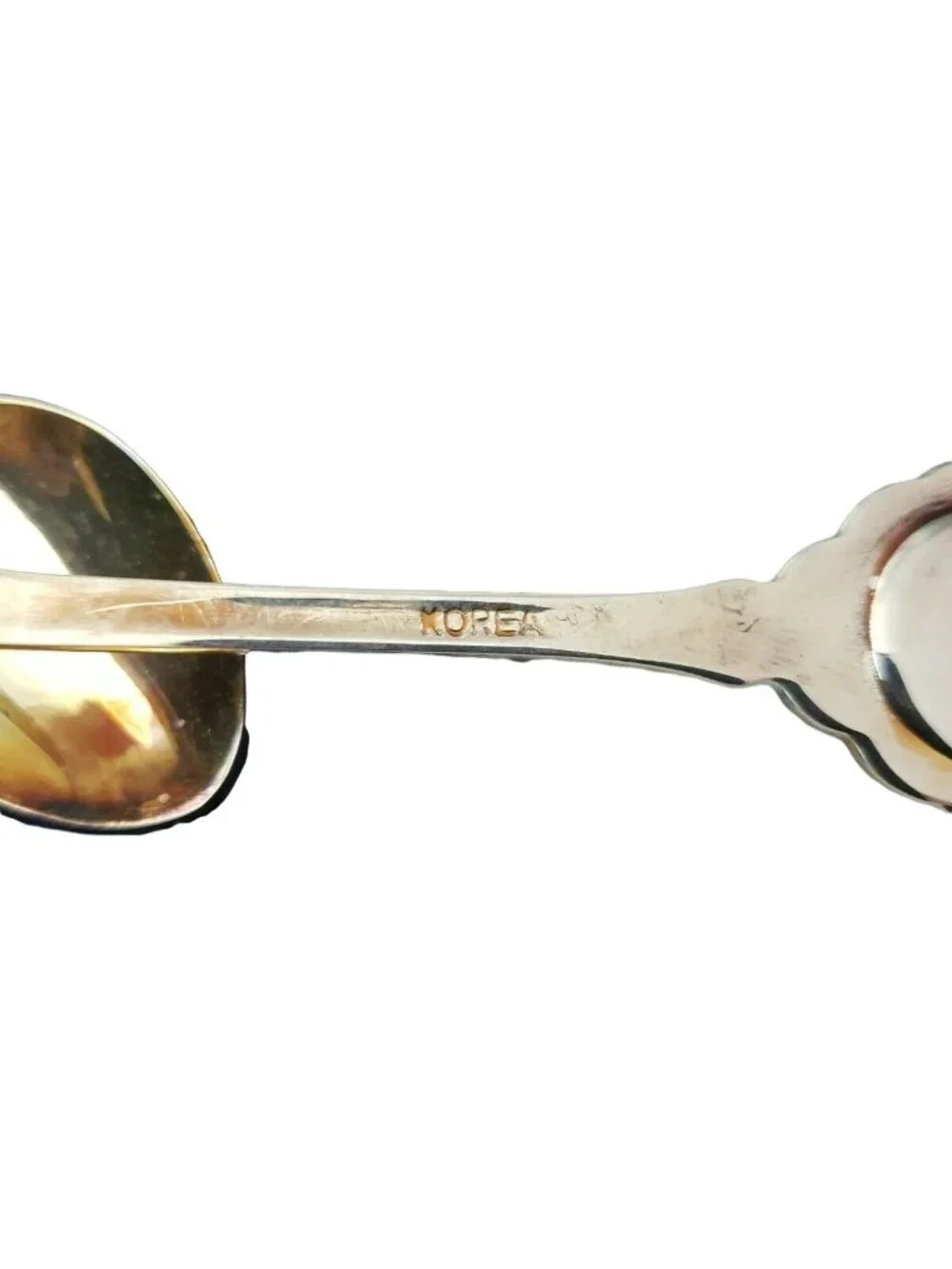 Victorian Chic 6 Floral Medallion Silverplate Teaspoons in Silk Lined Box NOS